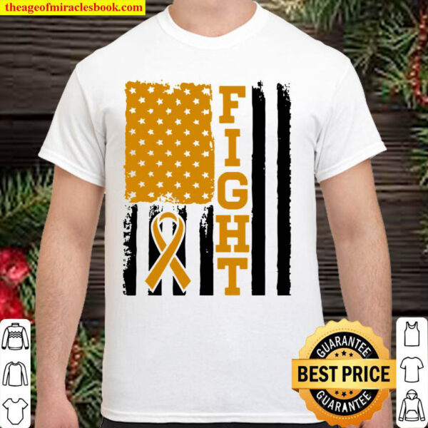 Fight Flag – Childhood Cancer Fighter Shirt Gift Shirt