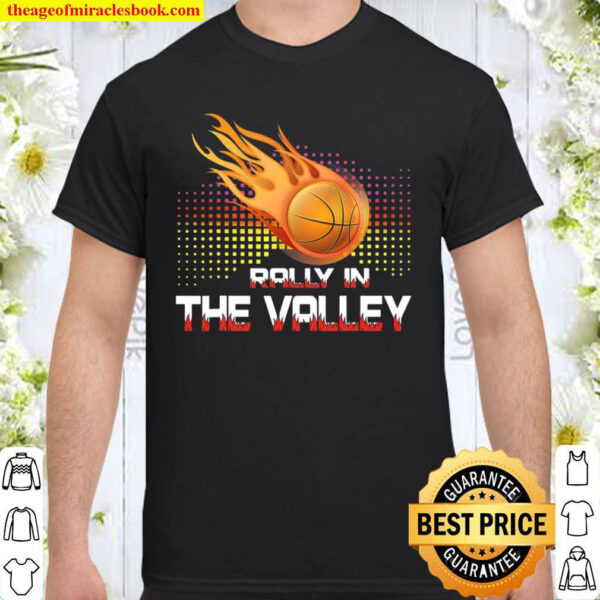 Finals Rally In The Valley Phoenix Flaming Basketball Shirt