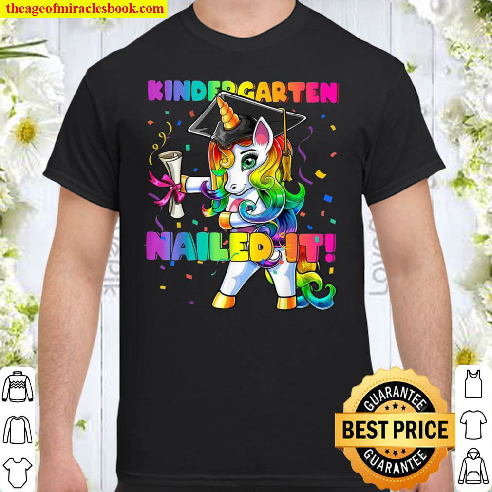 Buy Now – Flossing unicorn kindergarten graduation shirt