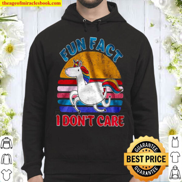Fun Fact I Dont Care Hoodie