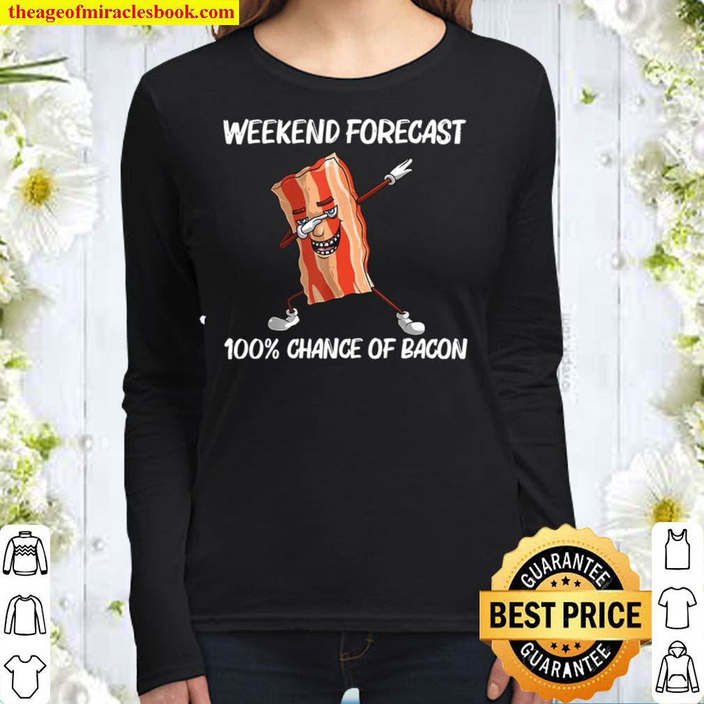 Funny Bacon Bacon Strips Foodies Women Long Sleeved