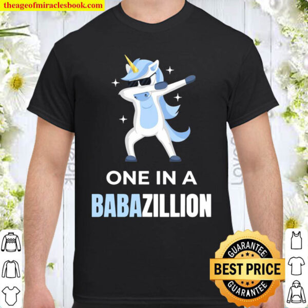 Funny Best Baba Ever Cool Unicorn Gift Shirt