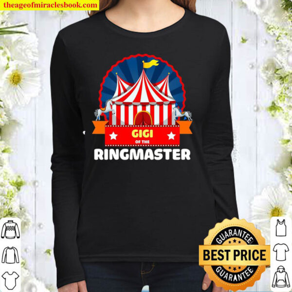 Gigi Of The Ringmaster Circus Themed Birthday Party Women Long Sleeved