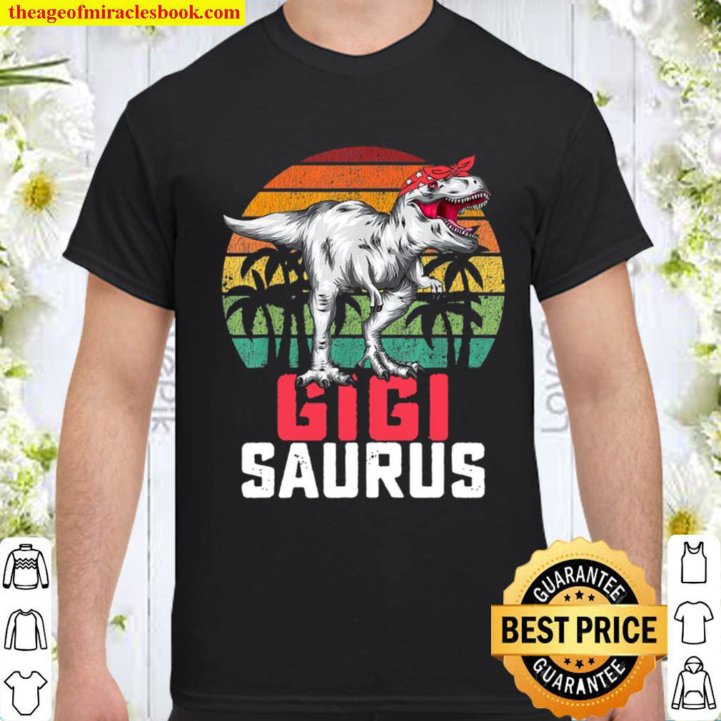 Gigisaurus T Rex Dinosaur Gigi Saurus Family Matching Shirt
