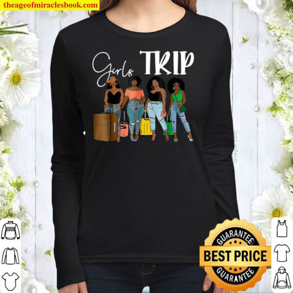 Girls Trip Black Women Queen Mela.nin African Women Long Sleeved