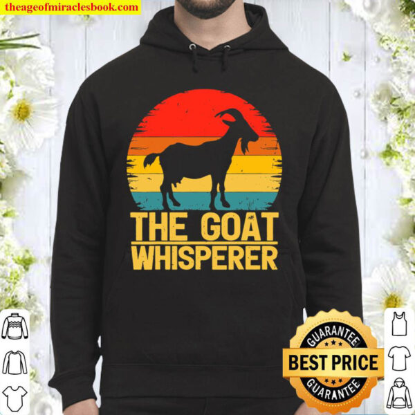 Goat Lover Farmer Vintage Retro The Goat Whisperer Premium Hoodie
