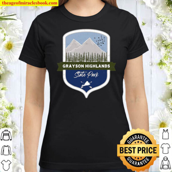 Grayson Highlands State Park Virginia Va Forest Outdoors Classic Women T Shirt