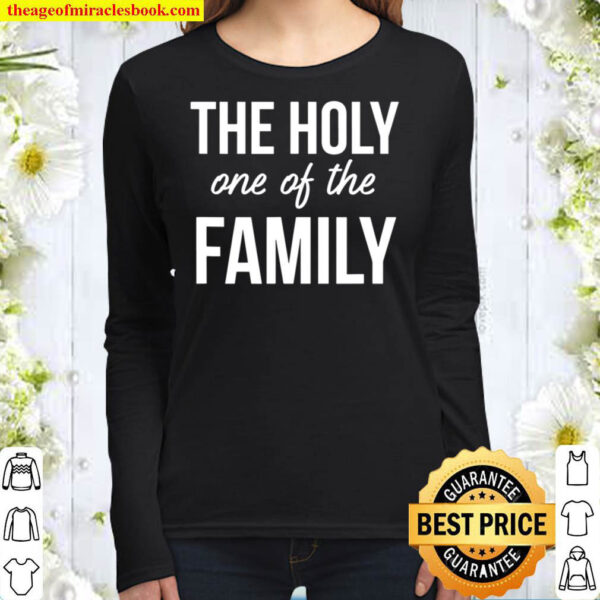 Holy One Pastor Family Matching Group Wife Kids Gift Women Long Sleeved