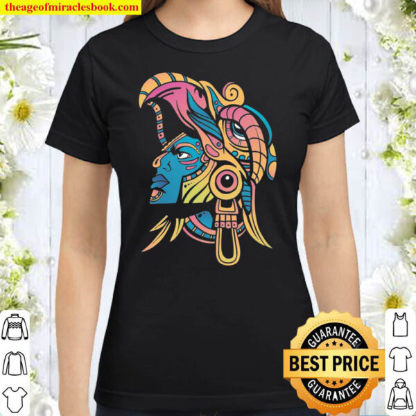 Huichol Colourful Mexican Indigenous People Classic Women T Shirt