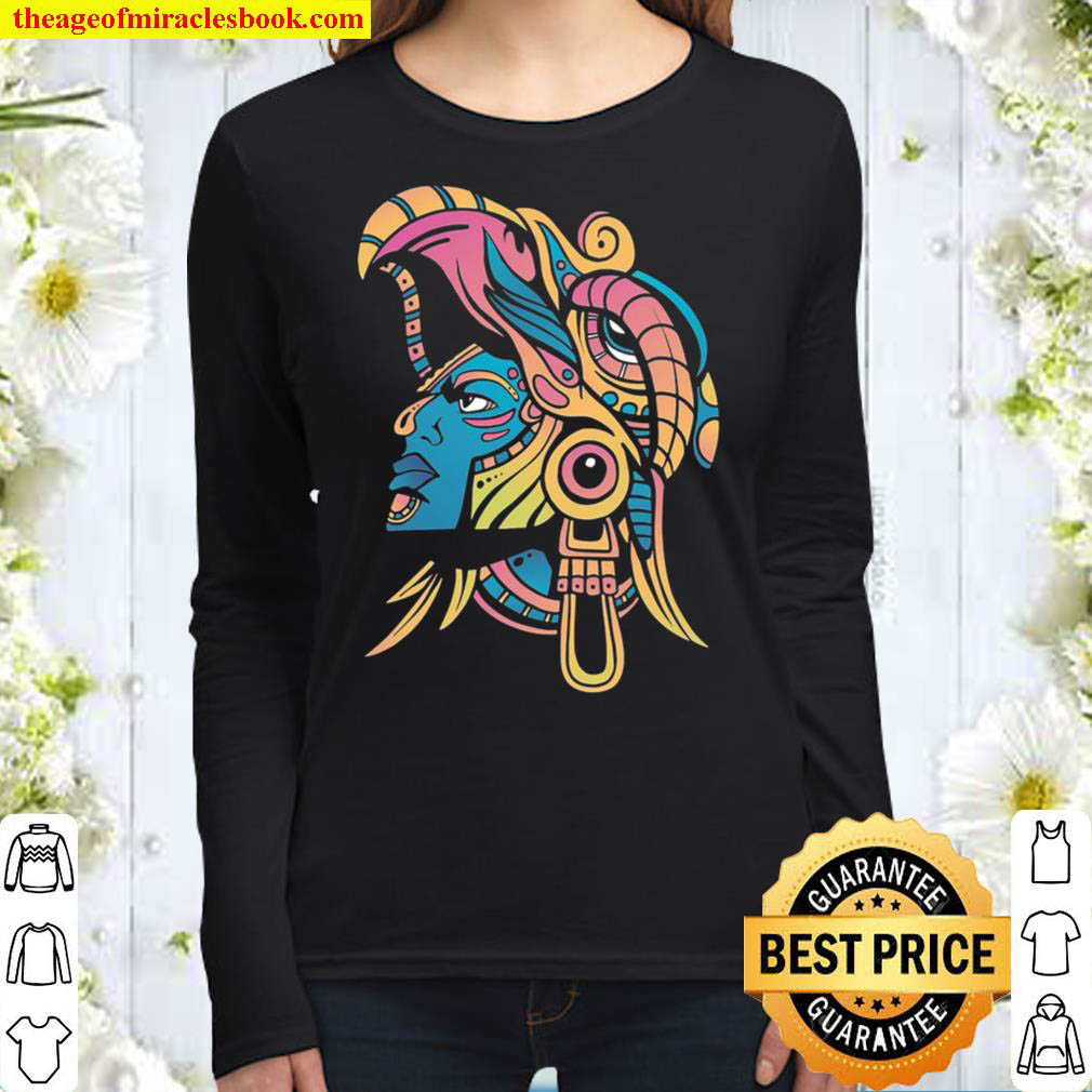 Huichol Colourful Mexican Indigenous People Women Long Sleeved