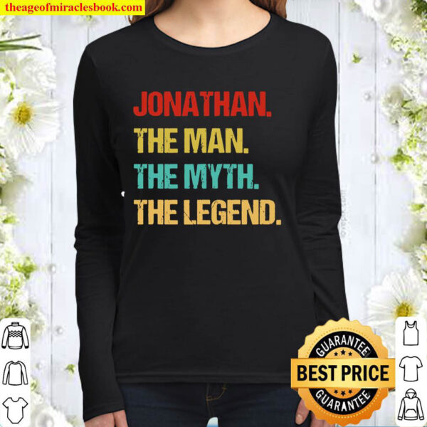 Jonathan The Man The Myth The Legend Women Long Sleeved
