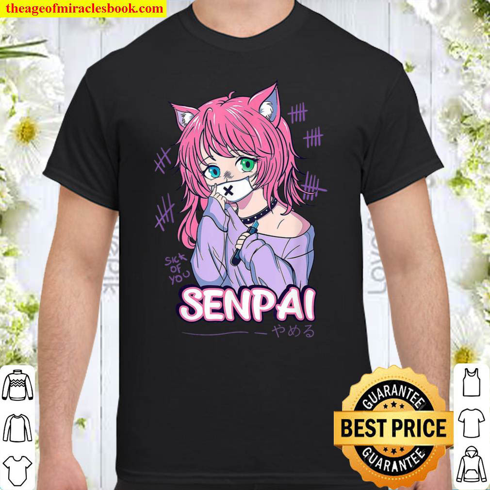 Kawaii Anime Neko Girl – Pastel goth Menhera Sick Shirt