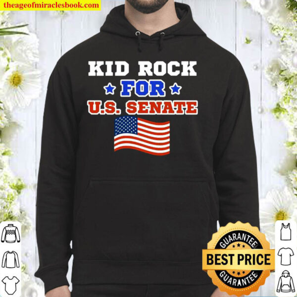 Kid Rock for US Senate Political Patriotic Hoodie