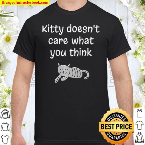 Kitty Sayings Shirts Women Spoiled Cat Kitty Stuff Shirt