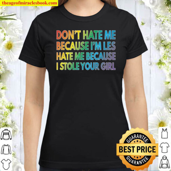 Lesbian Pride Gay Pride Classic Women T Shirt