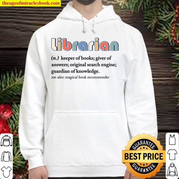 Librarian keeper of books giver of answers original search engine guar Hoodie