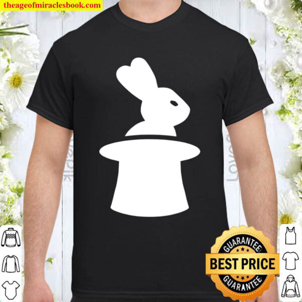 Magician With Top Hat And Rabbit Shirt