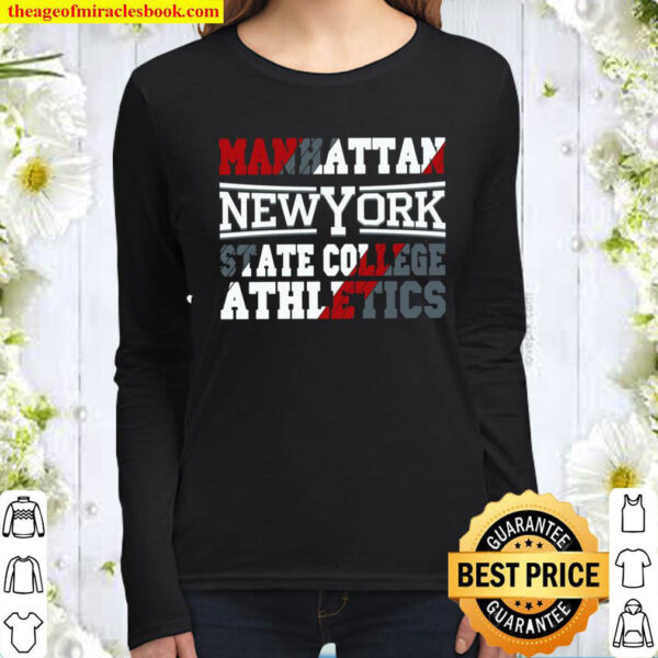 Manhattan New York State College Athletics Women Long Sleeved