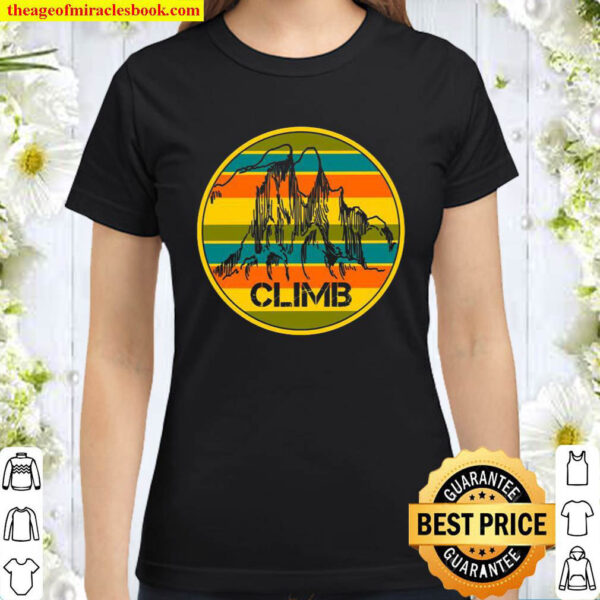 Mountain Climber Classic Women T Shirt