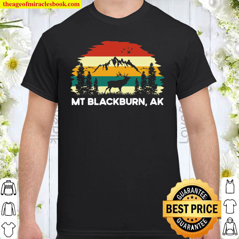 Official Mt Blackburn, AK mountain hiking nature outdoor camping T-Shirt