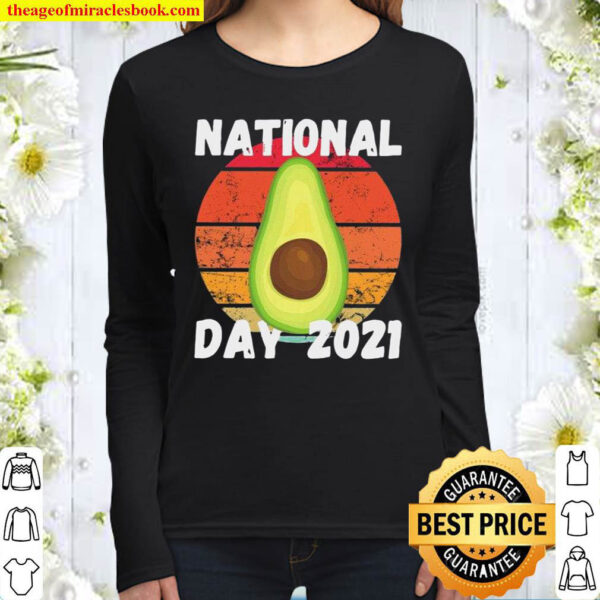 National Avocado Day Women Long Sleeved