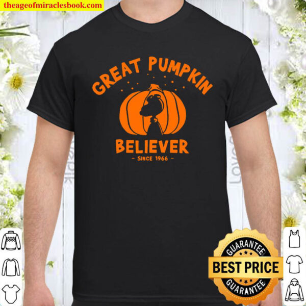 Peanuts Great Pumpkin believer since 1966 Halloween Shirt