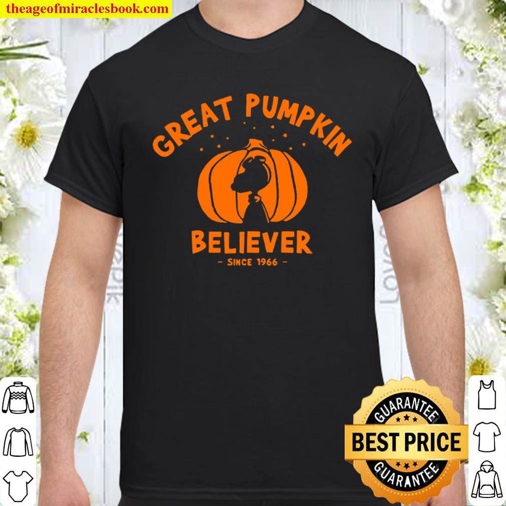 Official Peanuts-Great Pumpkin believer since 1966 Halloween Shirt