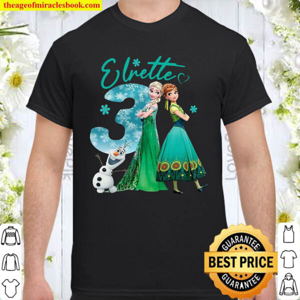 Personalized Name And Age Perfect For Frozen Movie Lovers Out There Shirt