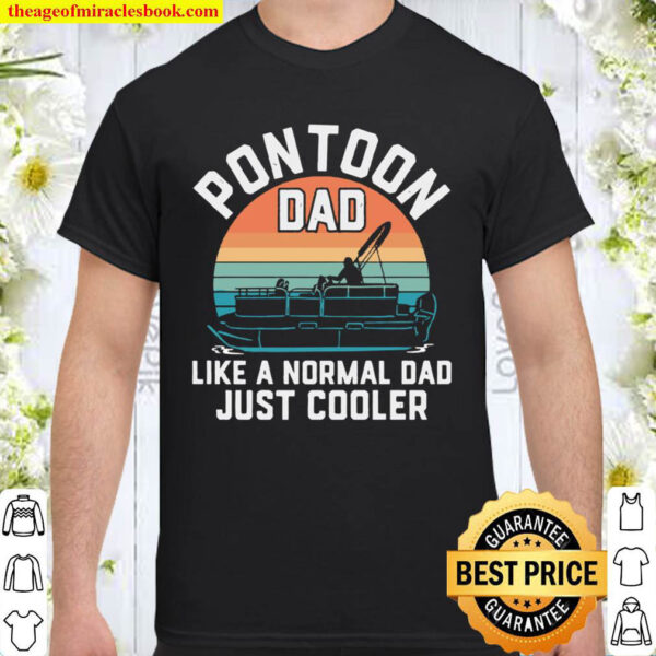 Pontoon Dad Boat Captain Pontoon Boat Shirt