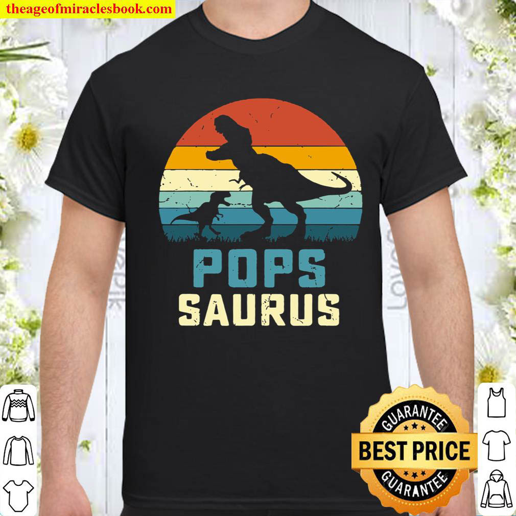 Official Popssaurus T Rex Dinosaur Pops Saurus Family Matching shirt
