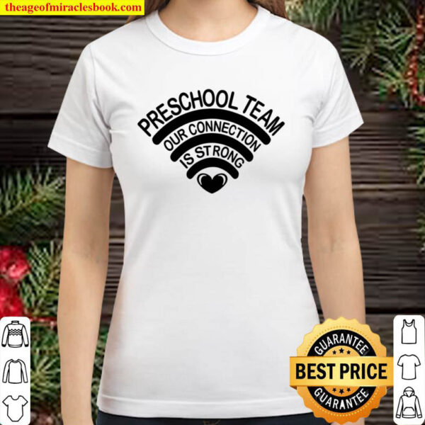 Preschool Team Teacher Shirt Virtual Teacher Shirts Preschool Distan Classic Women T Shirt