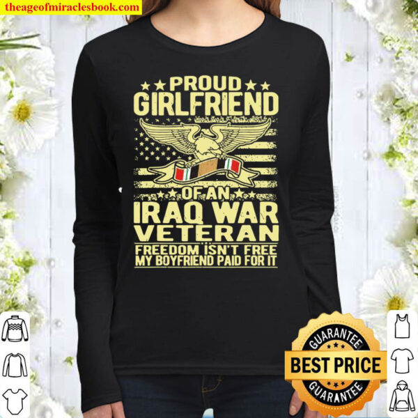 Proud Girlfriend Of Iraq War Veteran Military Women Long Sleeved