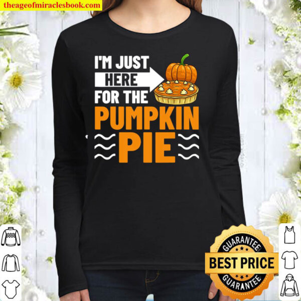 Pumpkin Pie Spice Vegan Thanksgiving Women Long Sleeved