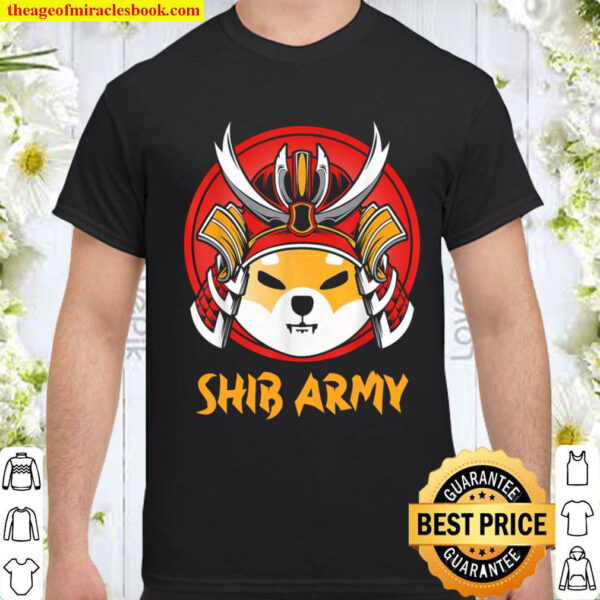 SHIB Army Shiba Inu Token Samuari Shiba Crypto Doge Killer Shirt