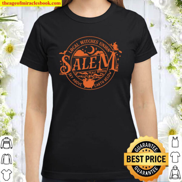 Salem Halloween Salem Witch Classic Women T Shirt