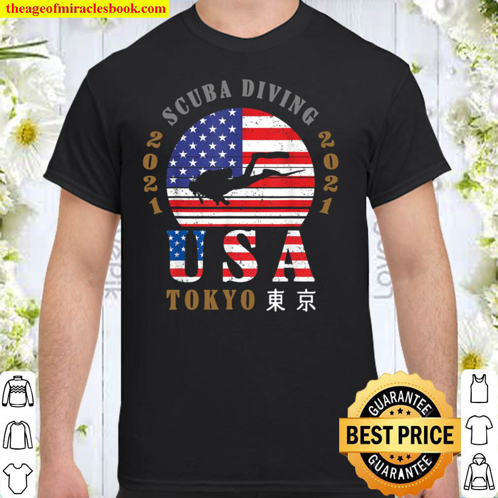[Sale Off] – Scuba diving USA Tokyo 2020 2021 Shirt