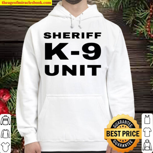Sheriff K 9 Unit Front And Back Print K9 Police Dog Handler Hoodie