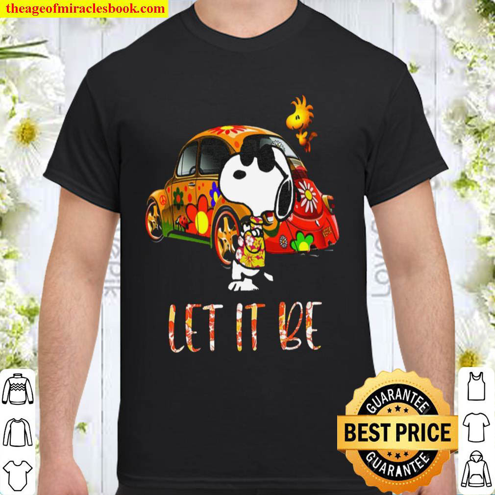 Official Snoopy Let It Be Shirt