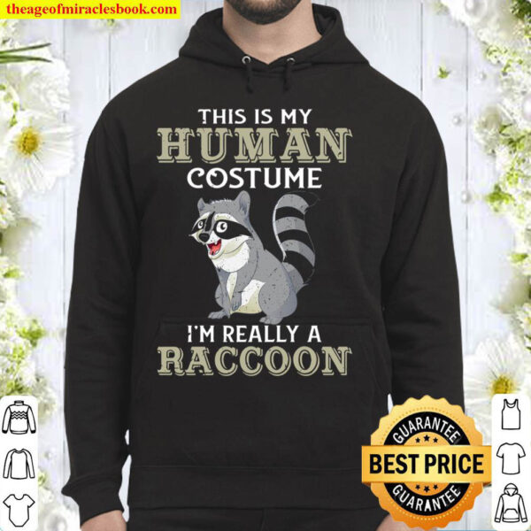 This Is My Human Costume I m Really A Raccoon Hoodie