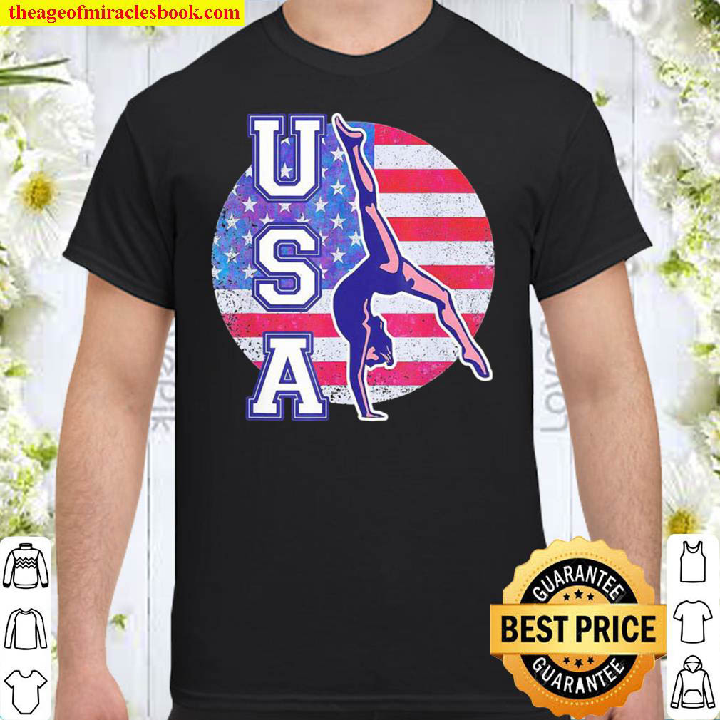 Official USA Gymnast American Flag Shirt