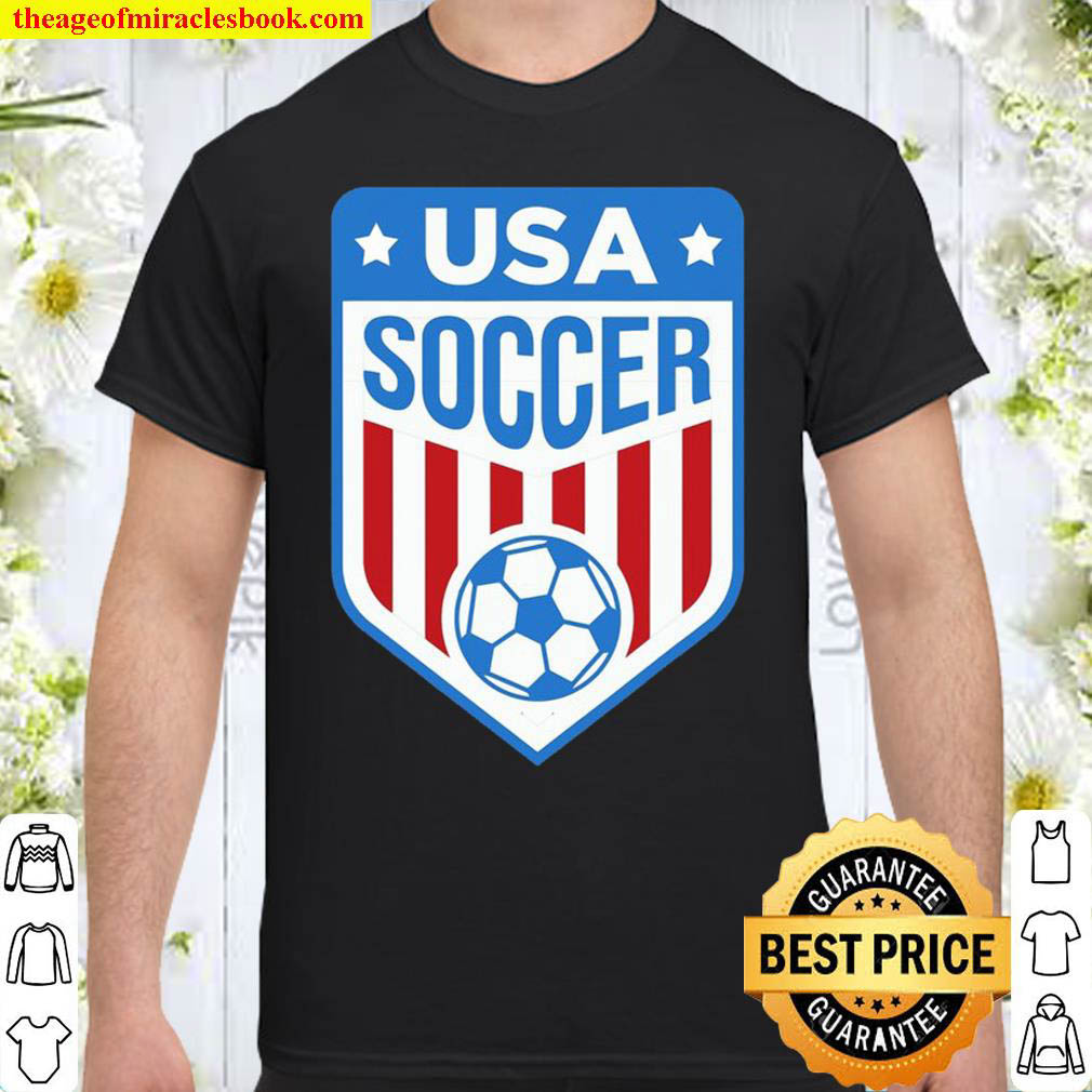 Usa Soccer Team Shirt Support The Team Usa Flag Football Shirt
