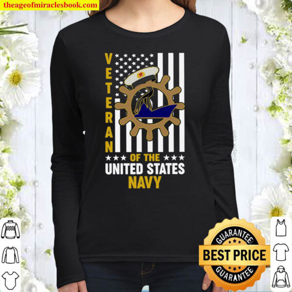 Veteran Of The United States NaVy Women Long Sleeved