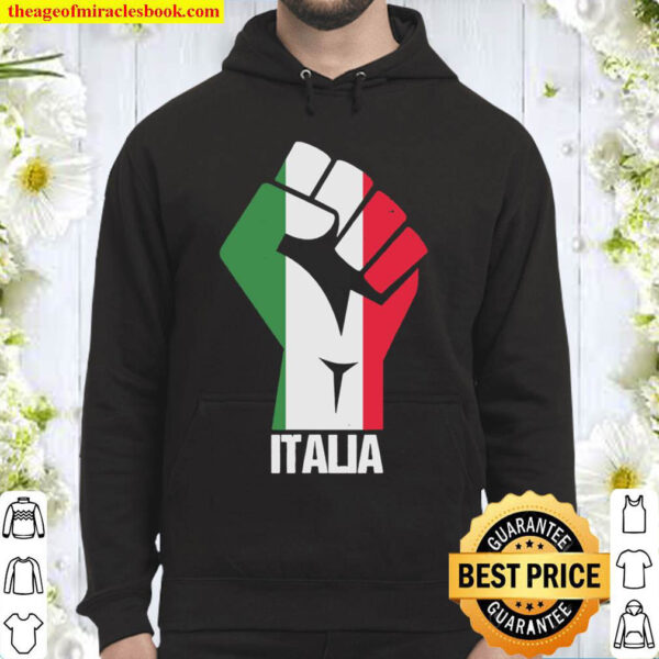 Vintage Italia Italian Flag Italy Italiano Hoodie