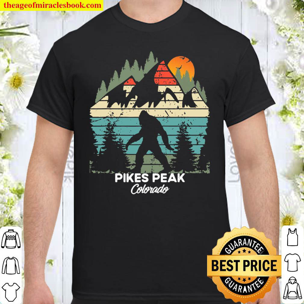 Vintage Pikes Peak Colorado National Park Retro 80S Shirt