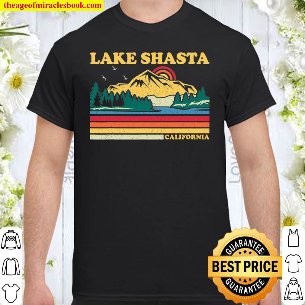Vintage Retro Family Vacation California Shasta Lake Shirt