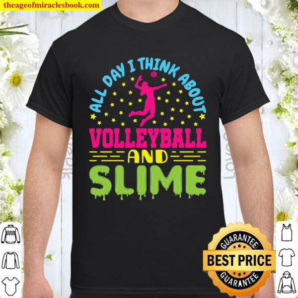 Volleyball And Slime Gifts For Teen Girls Volleyball Pullover Shirt