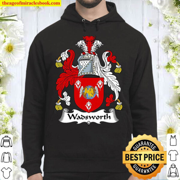 Wadsworth Coat Of Arms – Family Crest Hoodie