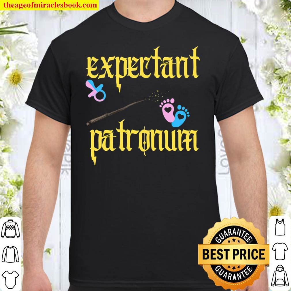 [Best Sellers] – Womens Expectant Patronum Funny Mom Pregnancy Announcement T-Shirt