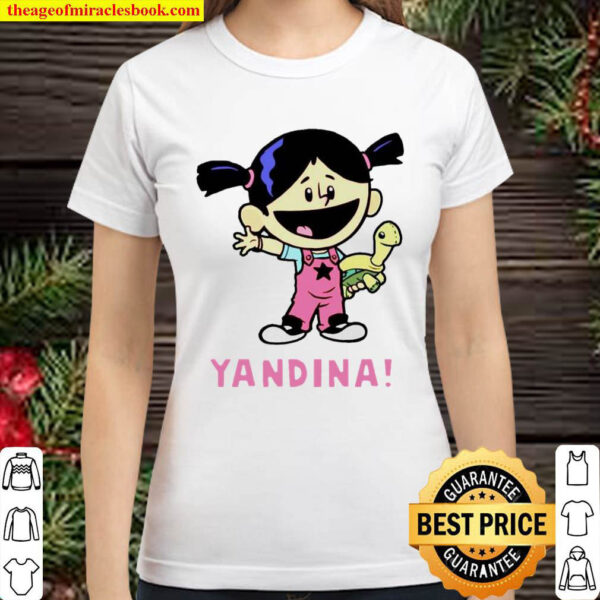 Yadina Cyan Classic Women T Shirt