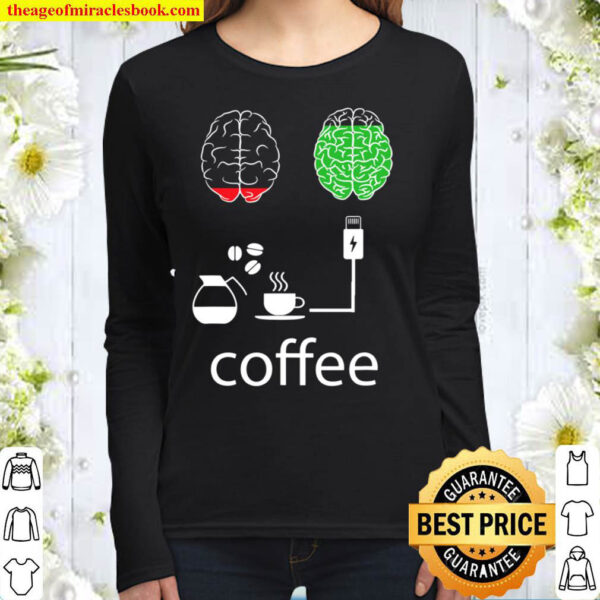 coffee charge my mood Women Long Sleeved